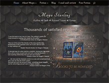 Tablet Screenshot of mayastarling.com